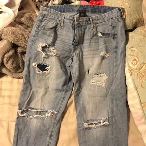 Mossimo boyfriend crop jeans size 10